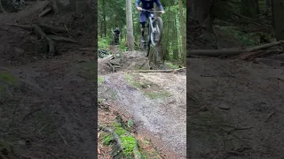 Little E-MTB Train over the new Jump  #ebike #bike #emtb #mtb #fahrrad