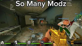 Left 4 Dead 2: 2024 Extremely modded on PC - 16 Player Coop Gameplay