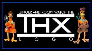 Ginger and Rocky watch the THX logo