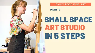 How to make a small art studio at home