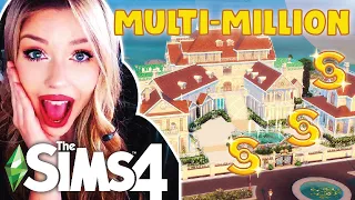 I'm Building The MOST EXPENSIVE SIMS 4 HOUSE EVER??? 🤑 Sims 4 Multi Million Dollar BUILD CHALLENGE