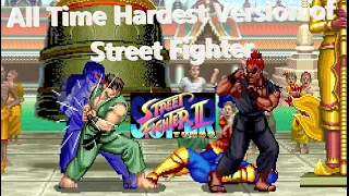 Super Street Fighter 2 Turbo 30th Anniversary Hardest Difficulty setting complete run + Ending , Ryu