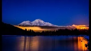 Photographing Mt Shasta from Lake Siskiyou