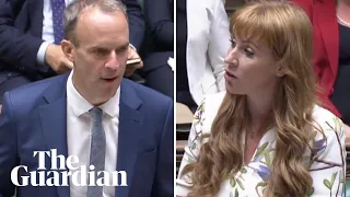 'Maybe he should go back to his sun lounger': Rayner takes aim at Raab during deputy PMQs
