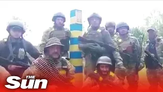 Ukrainian troops take back Kharkiv region near Russian border