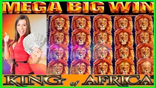 **FULL SCREEN!** HUGE WINS! King of Africa & Mystical Unicorn Slot Machine Bonus Wins