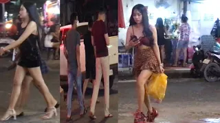 Top Street nightlife  Bars & girls Phnom Penh Cambodia 2022