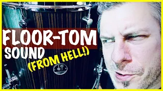 How to make my floor tom sound really fat, deep and low (Tuning Tutorial)