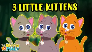 Three Little Kittens Lost Their Mittens Song | Super Simple Songs (Bloom Telly Nursery Rhymes)