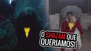 SHAZAM! (1º Trailer | SDCC) | REAÇÃO E COMENTÁRIO