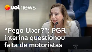 PGR interina após saída de Aras questionou Lava Jato, PRF e falta de motoristas: 'Pego uber?'