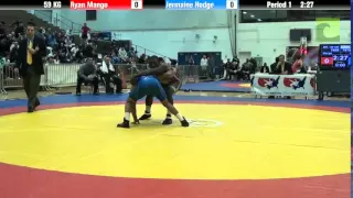 59 KG QF - Ryan Mango (Minnesota Storm) vs. Jermaine Hodge (Army)