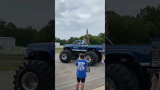 Bigfoot on 66in Tires pulled out for the 2023 Bigfoot Open House