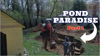 POND PARADISE - Complete Backyard Transformation | part 1