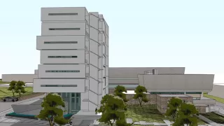 3D animation of the proposed International Building at Tel Aviv University