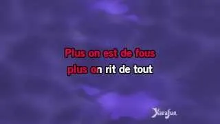 Karaoké Nous nous reverrons un jour ou l'autre - Thierry Le Luron *