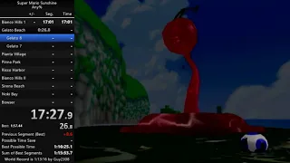 Super Mario Sunshine Any% Speedrun in 1:19:30