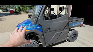 Product Review CFMoto U-Force 600 Factory Cab. Windshield, doors and rear window.