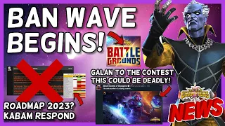 Ban Wave For Battlegrounds Cheats | Galan Confirmed for August | Road Map 2023? - Kabam Respond[MCN]