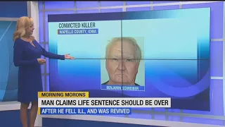 Iowa man who 'died and came back to life' says his life sentence should be up more