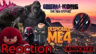 Reacting To Godzilla X Kong, Deadpool And Wolverine, Knuckles + Despicable Me 4! | Phantom