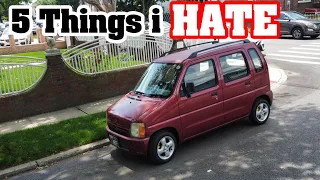 5 things I HATE About My Suzuki Wagon R