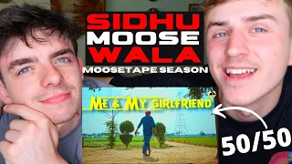 ME AND MY GIRLFRIEND (Full Video) - SIDHU MOOSE WALA | THE KIDD | MOOSETAPE | GILLTYYY REACT