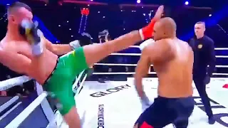 craziest  comeback ever  😲  Arkadiusz Wrzosek Knockout Badr hari