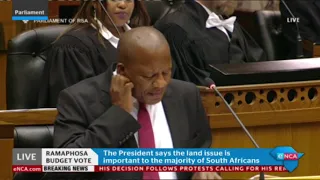 ANC's Jackson Mthembu responds to Presidency budget vote speech