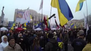 "Украина - Европа". Крещатик, Европейская площадь. 24.11.2013.