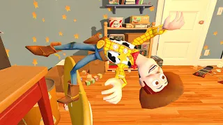 Toy Story Woody Ragdoll Jumps & Falls (GMOD) Episode 366