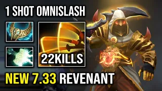 NEW 7.33 Revenant's Brooch Omnislash Juggernaut 100% Pure Magic Right Click Dota 2