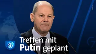 Ukraine-Konflikt: Scholz will Putin in Russland treffen