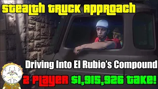 GTA Online Cayo Perico Heist Finale 2 Player Epic Truck Approach Perfect Stealth $1,915,926 Take!