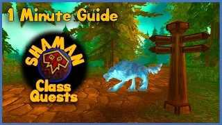 shaman class quest guide 1 minute | Classic Vanilla WoW World of Warcraft