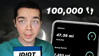 I Tried Walking 100,000 Steps in ONE DAY