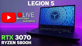 Lenovo Legion 5  // RTX3070+5800H // Live Gaming Test