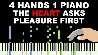 Michael Nyman - The Heart Asks Pleasure First | 4 Hands 1 Piano | Synthesia