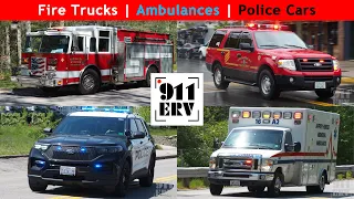 Fire Trucks, Ambulances, and Police Cars Responding Compilation | May 2023