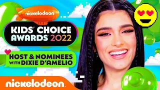 Dixie D’Amelio Gets SLIMED While Announcing the Kids’ Choice Awards 2022 Hosts & Nominees! 💚