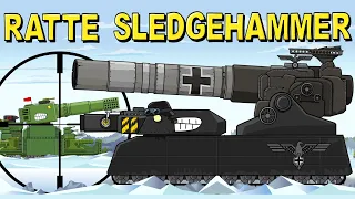 "Ratte Sledgehammer" Cartoons about tanks