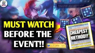 WATCH THIS BEFORE KOF EVENT!! | KOF Event Guide & Tutorial how to get KOF Skins Mobile Legends