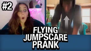 Flying JUMPSCARE PRANK on Omegle #2!