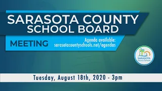 SCS | August 18, 2020 - Board Meeting 3pm