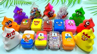 Looking for Numberblocks with Sparkling Pearls & Clay Coloring! Satisfying ASMR Video