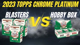 🔥Blaster vs Hobby Box battle!  RED /5 -THE HITS WONT STOP! 🔥 2023 Topps Chrome Platinum Baseball ⚾️