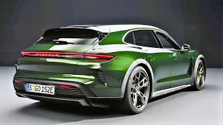 All-new 2025 Porsche Taycan Turbo Cross Turismo Facelift - Best sports wagon | Taycan Specs Features