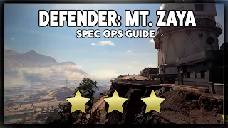 Defender: Mt. Zaya Spec Ops 3 Star in Modern Warfare 2 | Kings of the Mountain Trophy Guide