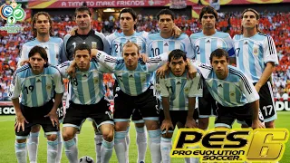 MUNDIAL ALEMANIA 2006 con ARGENTINA!!! - PES 6 ⚽