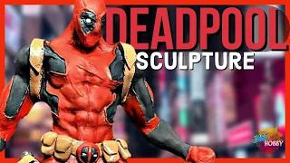 Polymer Clay Sculpture | Sculpting Deadpool | Marvel | First time sculpting